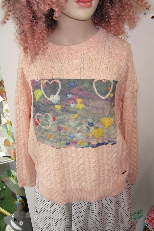 NETSU – pink print knit