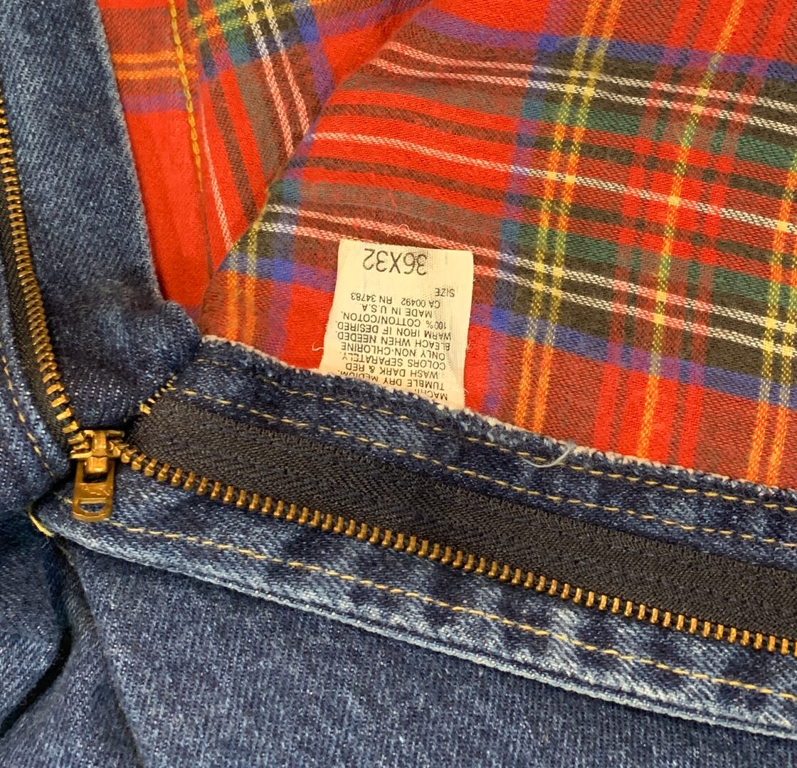 LL Bean X Lee LLビーンXリー デニム ジーンズ フランネルライニング 