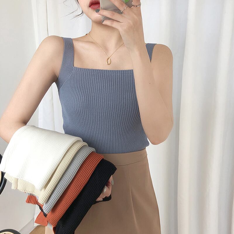 スプリングスタイルショートスリムトップス ニットレディース 春物 試着室31851660487