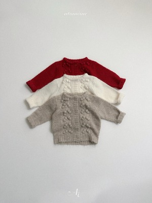 【予約/特典】atomeme / Winter Berry Cardigan