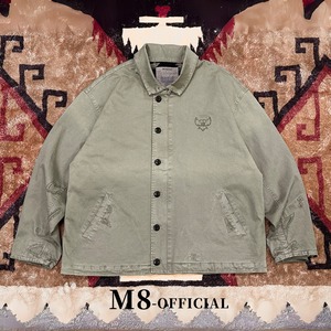 embroidery damage jacket M0366