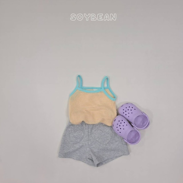 《送料無料》ストライプキャミソール：kids【soybean】※お取り寄せ
