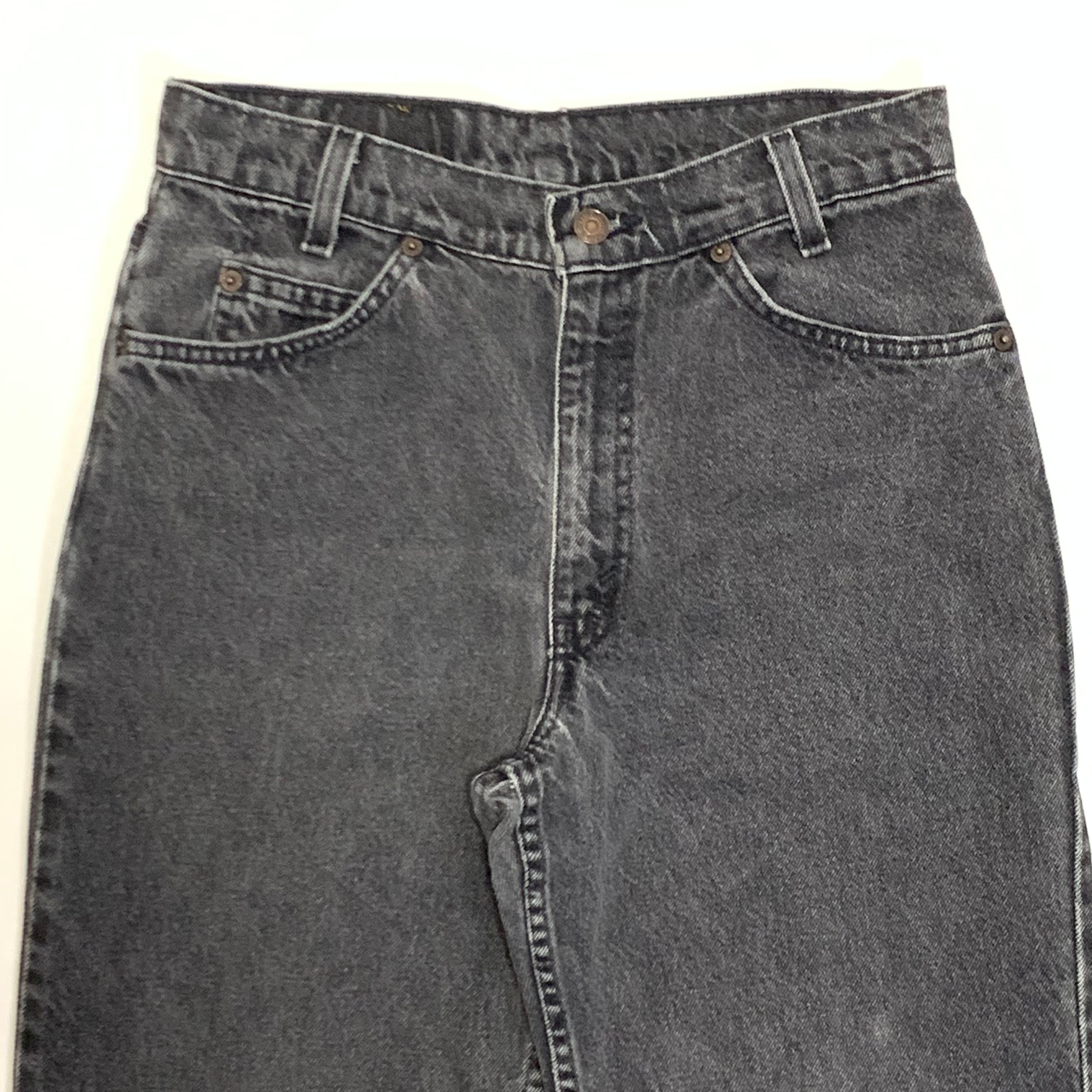 7020 リーバイス 550 ブラックデニム サークルアール USA製 W29 | San