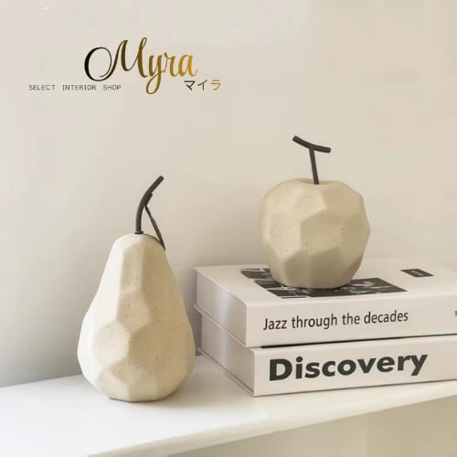 北欧フルーツオブジェ リンゴ×洋梨｜ナチュラルインテリア小物 | Myra