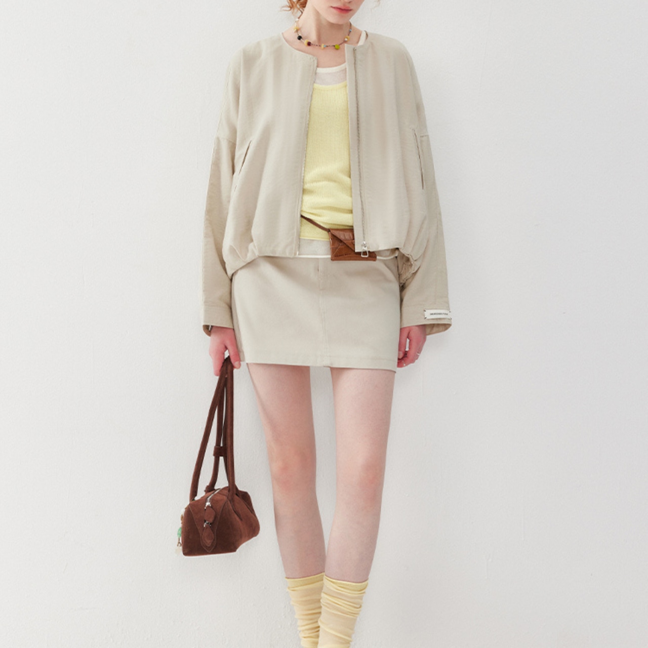 No Collar Jacket T3539