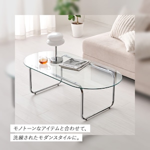 ガラステーブル センターテーブル 幅120cm