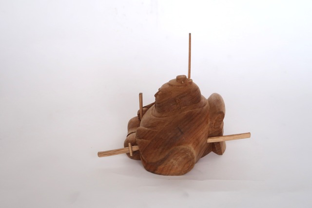 The Gentle Blessing ― An Original Pair of Wooden Hina Dolls by Nozomu Mori