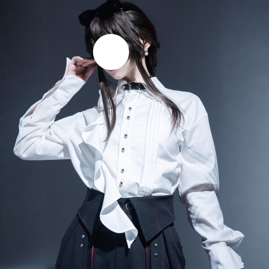 SEASONZ ゴスロリ ブラウス デザインシャツ ピンタック 大人ゴシック