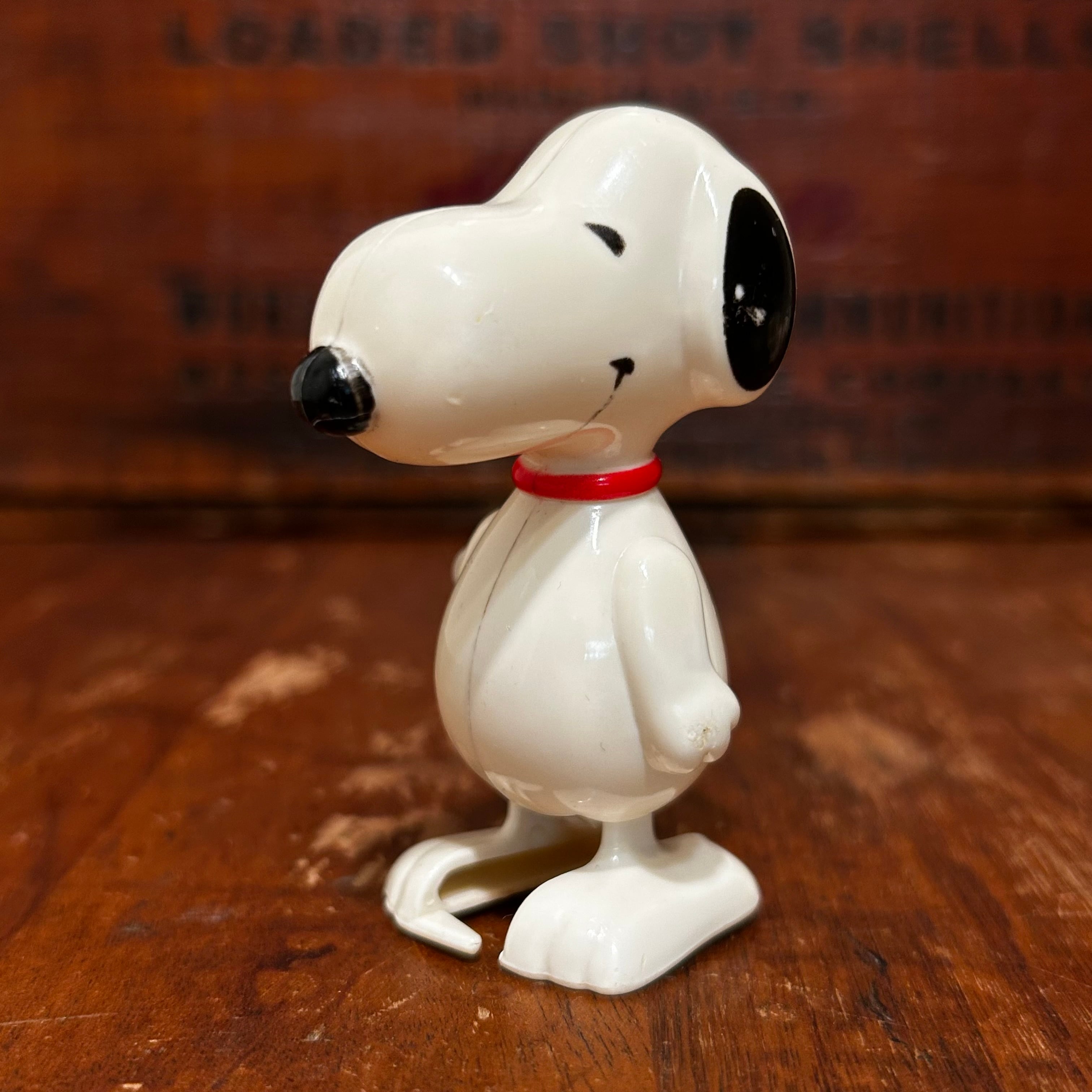 1970s AVIVA スヌーピー MINI WALKER ゼンマイ トイ snoopy