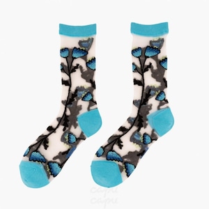 «即納» Coucou Suzette Blue Bell Sheer Socks