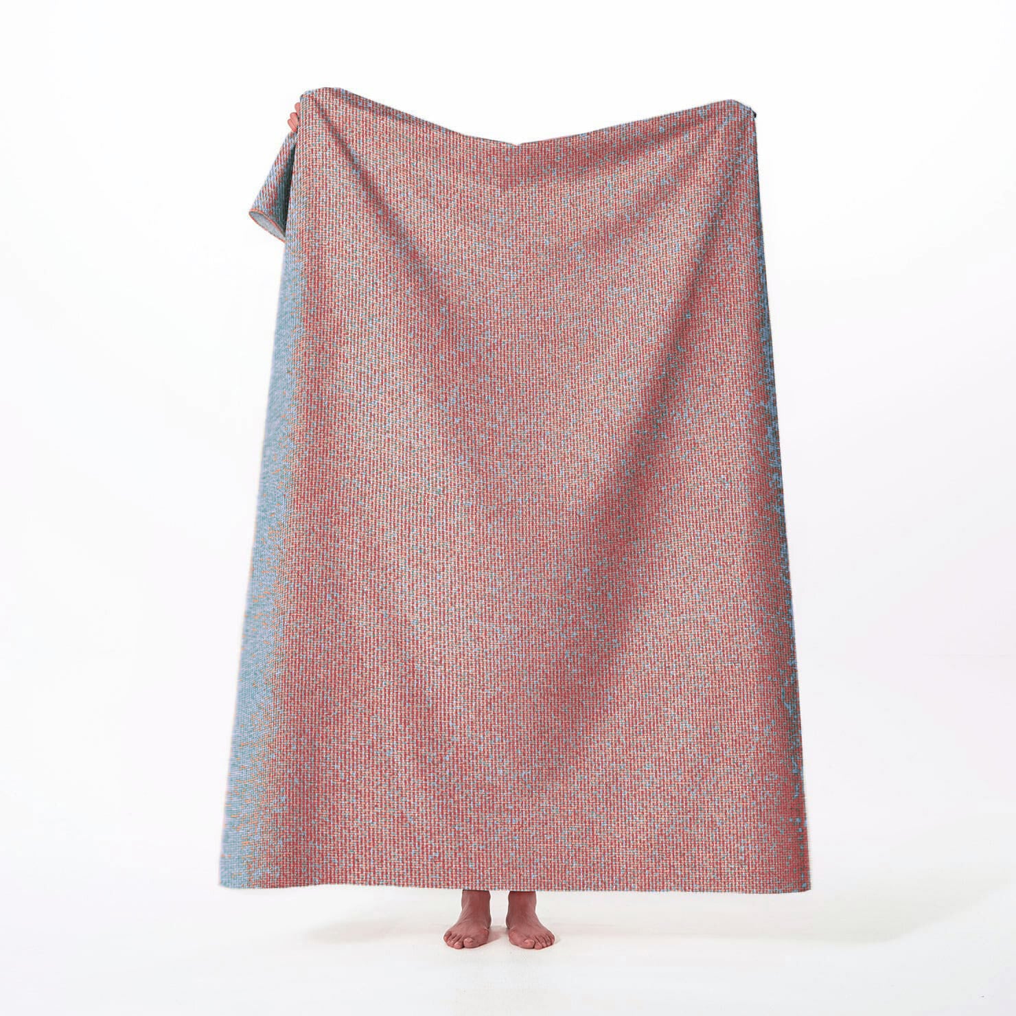 ドレープカーテン モコモコムジ オレンジ | Rough since 2016