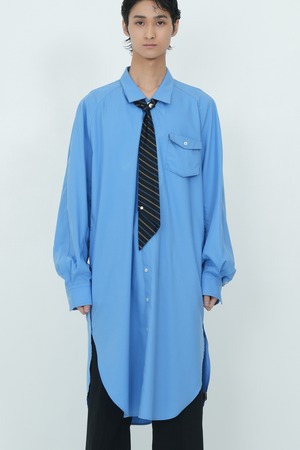 【26AW】Tamme タム / LOOSE NECK LONG SHIRTS / シャツ