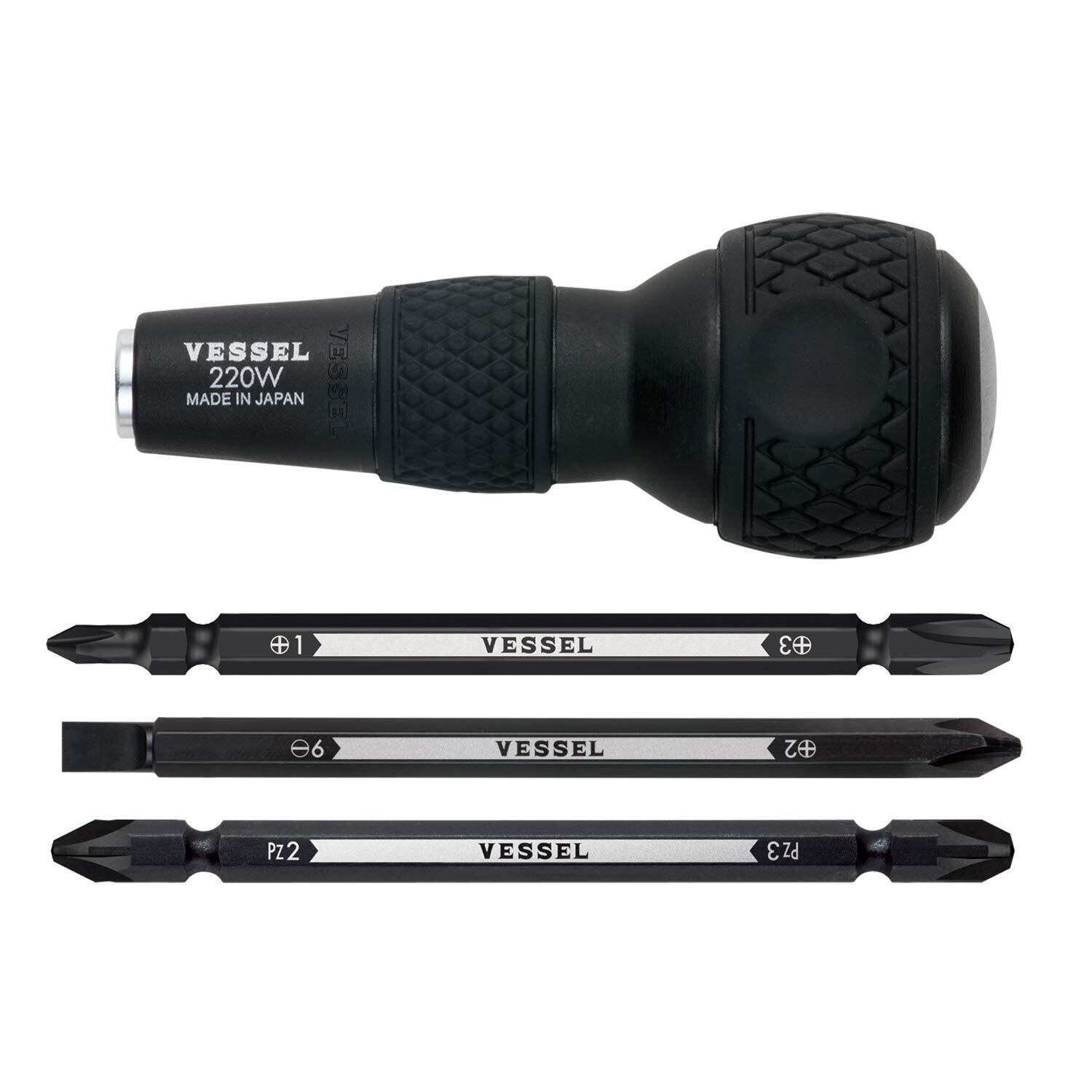 発送用③ 数量限定】ベッセル(VESSEL) ボールグリップ差替ドライバーセット 220W