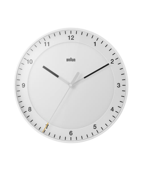 【BRAUN】Wall Clock (ホワイト)BC17W