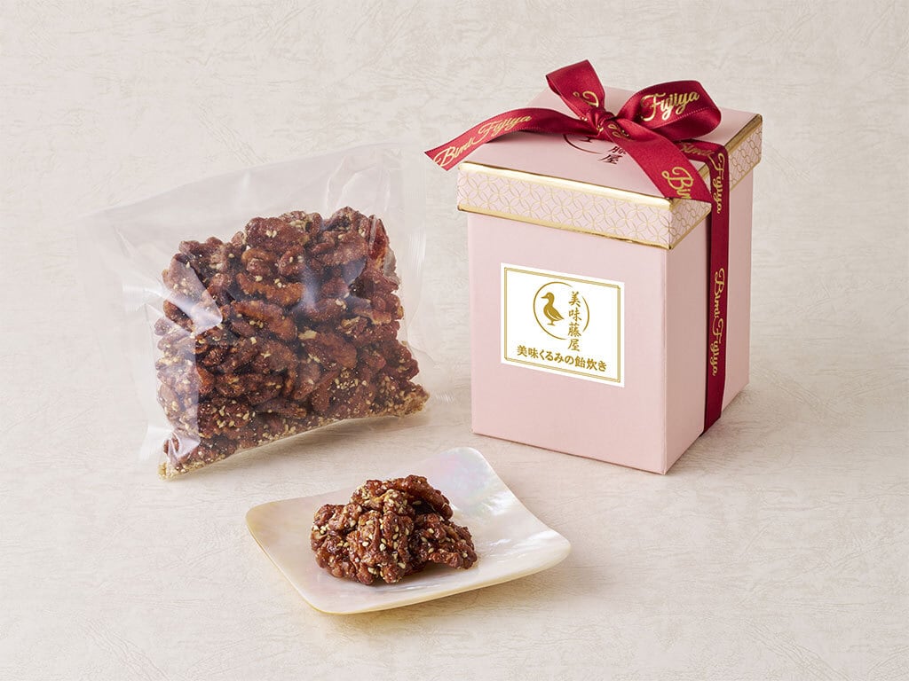 美味くるみの飴炊き