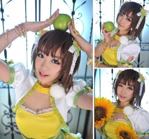 K2370 THE IDOLM@STER2 アイドルマスター 天海春香 風 コスプレ衣装