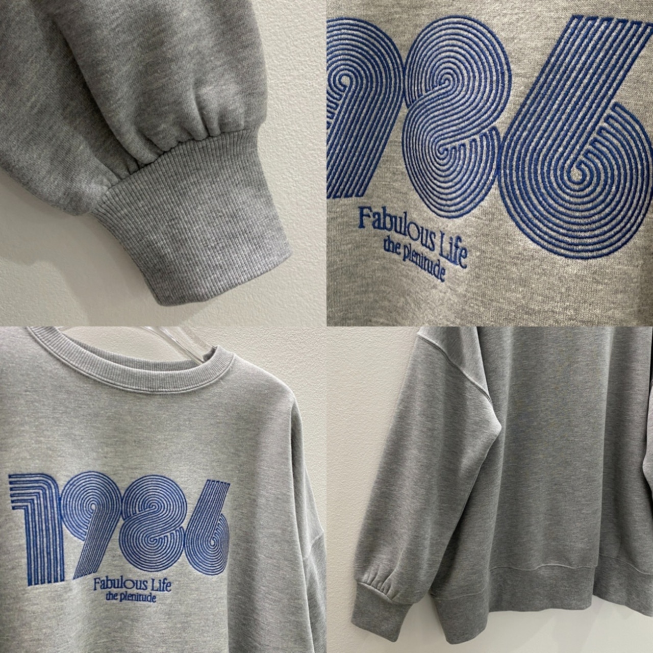 guruguruロゴスウェットPO/グレー