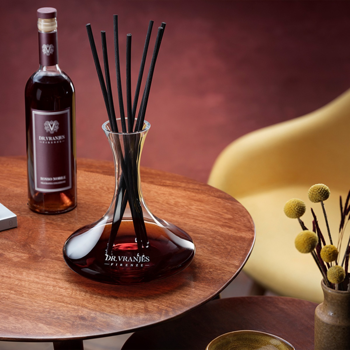 ROSSO NOBILE ディフューザー デキャンタ SET 750ml［ Dr. Vranjes 