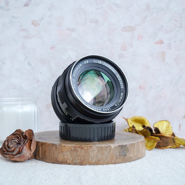 【良品】Auto Rokkor PF 55mm f1.8 緑のロッコール