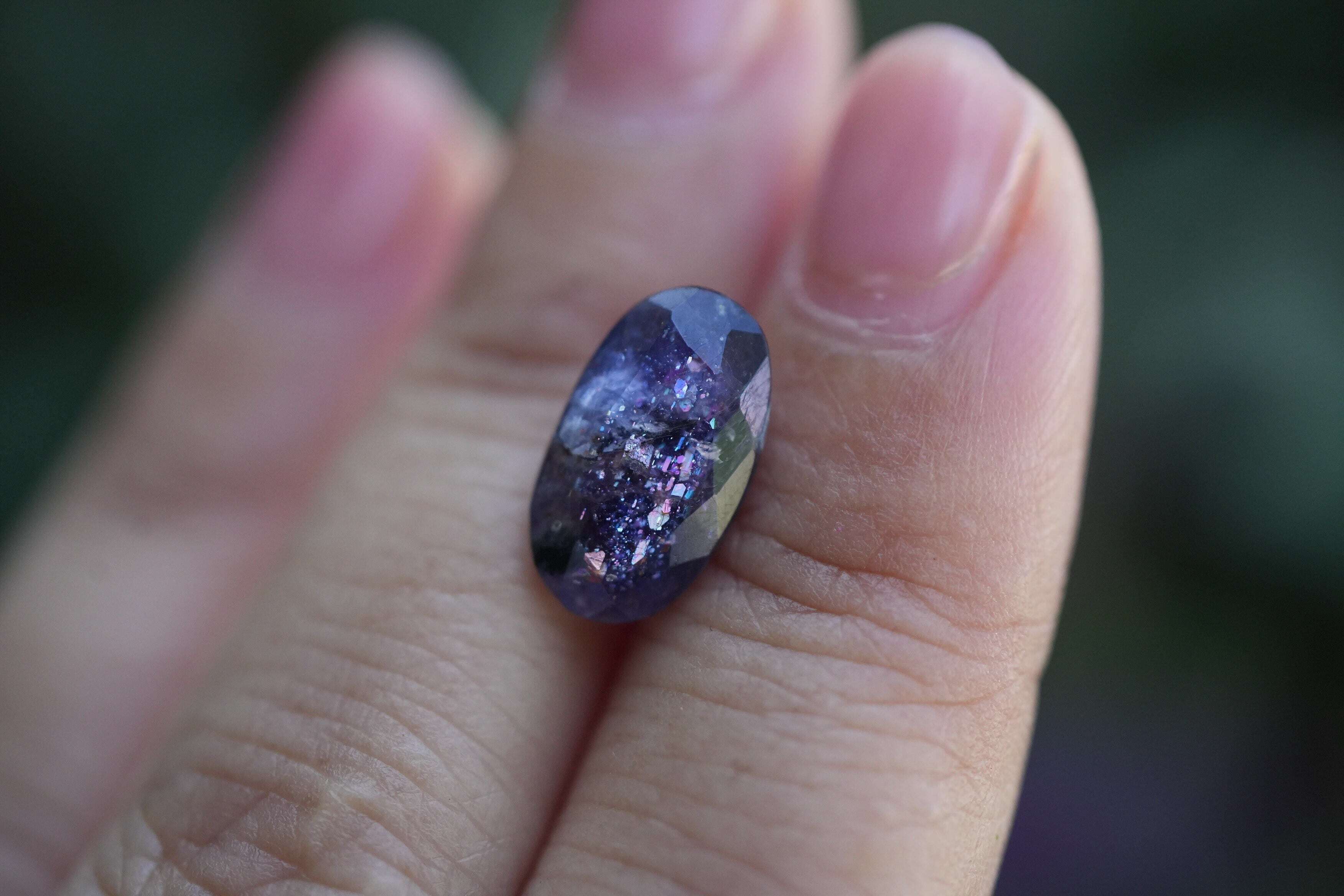 3.1ct☆ブラットショットアイオライト サンストーン s1140