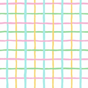 8/21発売！USAコットン Kaffe Fassett（布幅X50cm単位カット）Grid（グリッド）PWBM105.PASTEL｜Brandon Mably