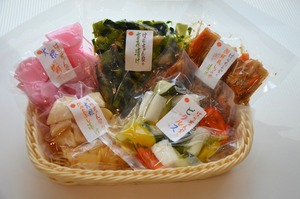 加工センター手作りお漬物おまかせセット 1500円