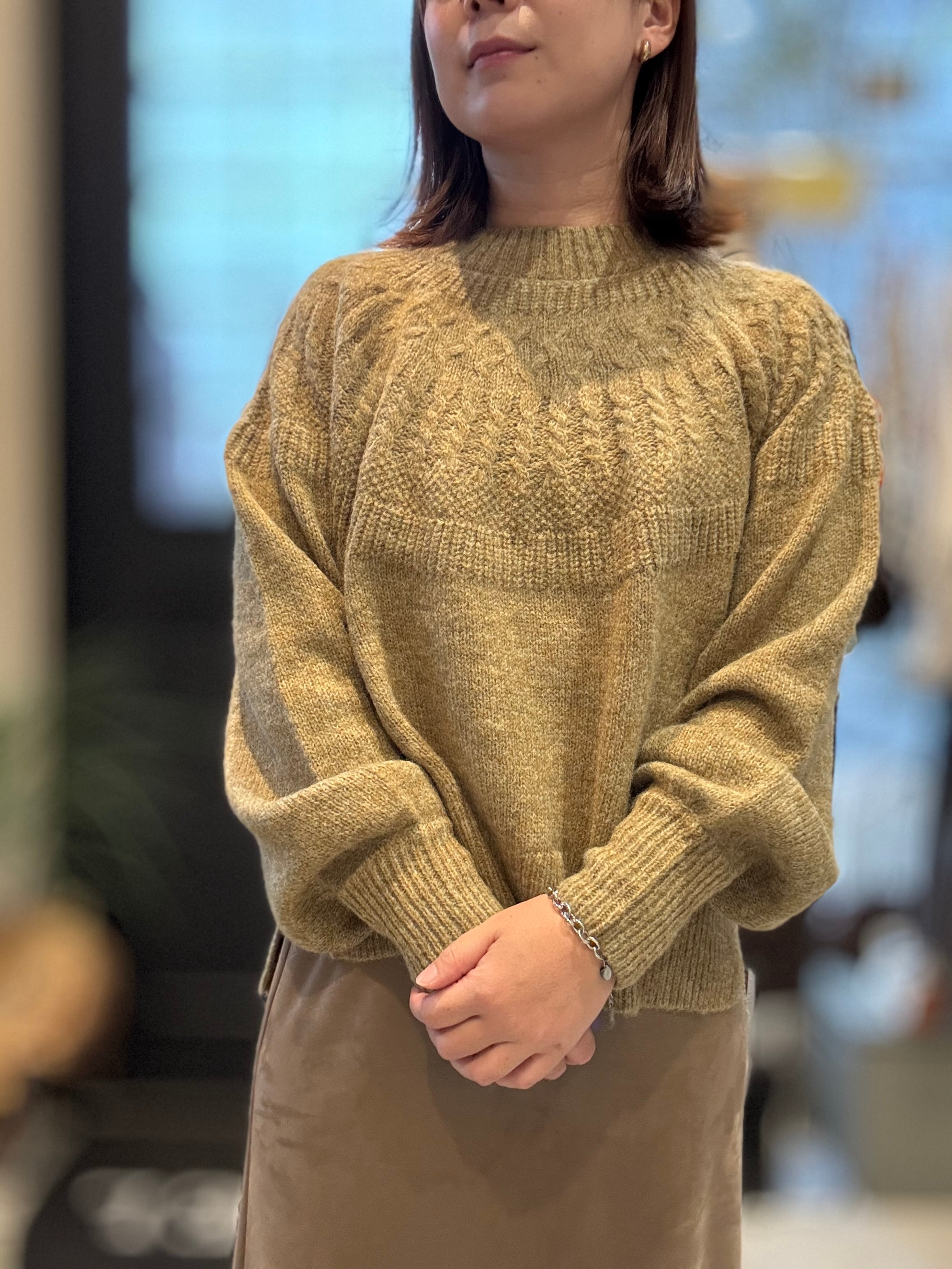 【SELECT】単色フェアアイル柄シンプルPO