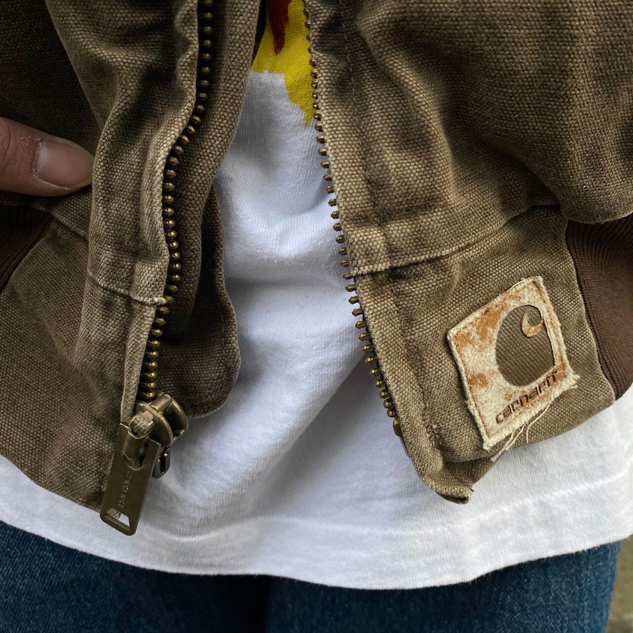 Carhartt カーハート サンタフェジャケット メンスXL 古着 ダック地 