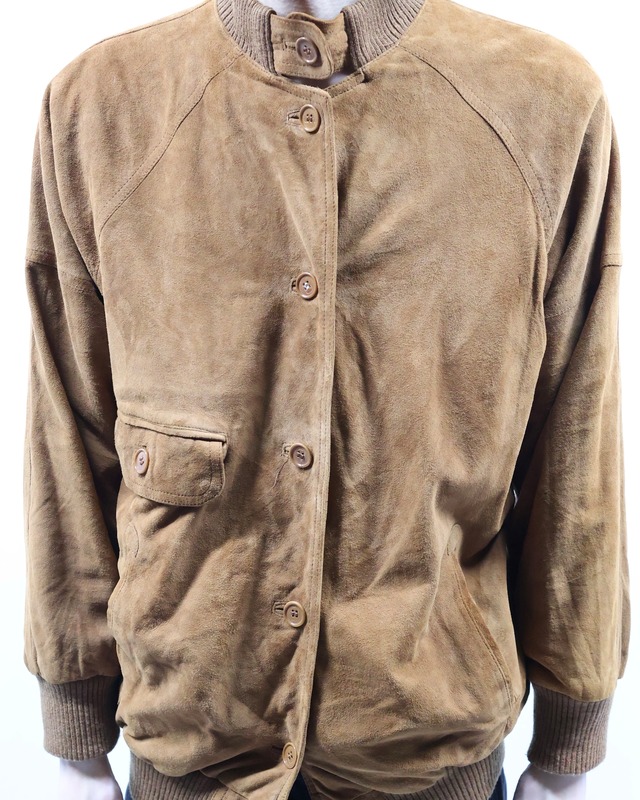 suede leather bomber Jacket