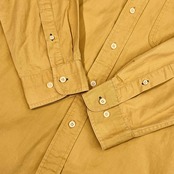 90s GANT ガント Washer Twill BD ボタンダウン 長袖シャツ L/マスタード系 メンズ VAN JAC ビンテージ