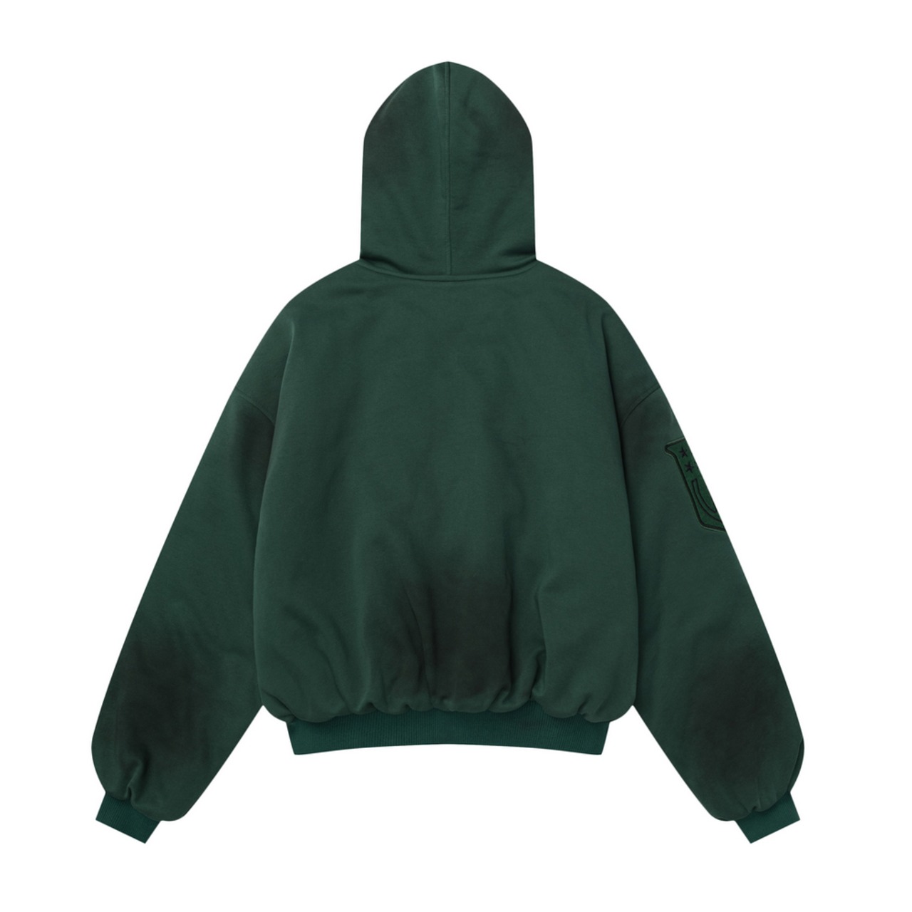 【暖かさUP】USA刺繍ジップパーカー中綿ジャケット T1962