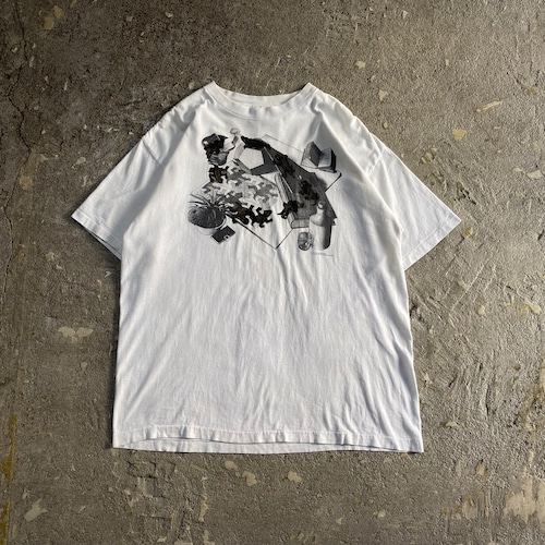 90s M.C.ESCHER "Reptiles" T-shirt【仙台店】