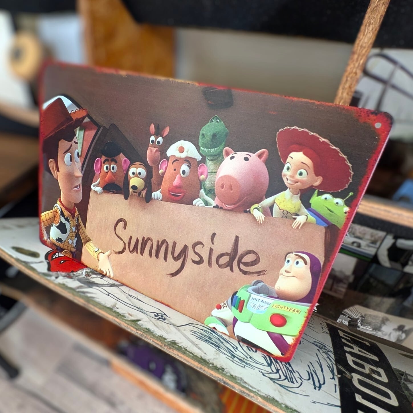 送料無料！ちょうどいいブリキ看板【 TOY STORY（ トイ・ストーリー