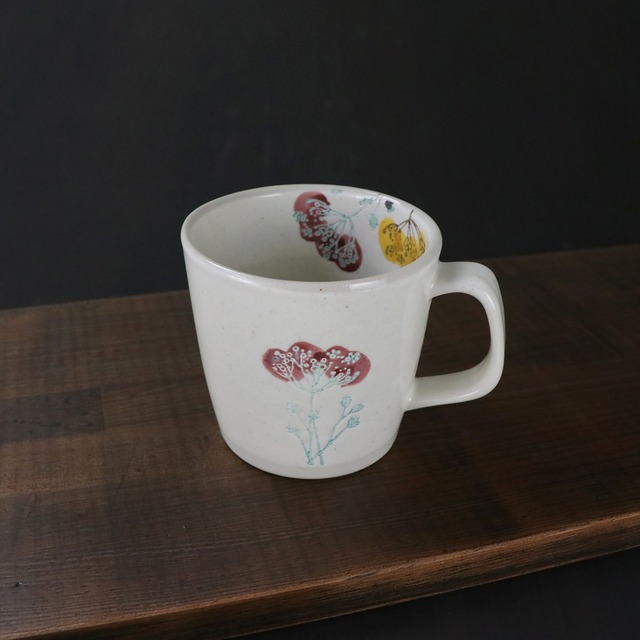 粉引　波佐見焼 彩ハーブマグ 全2色 〔波佐見焼〕