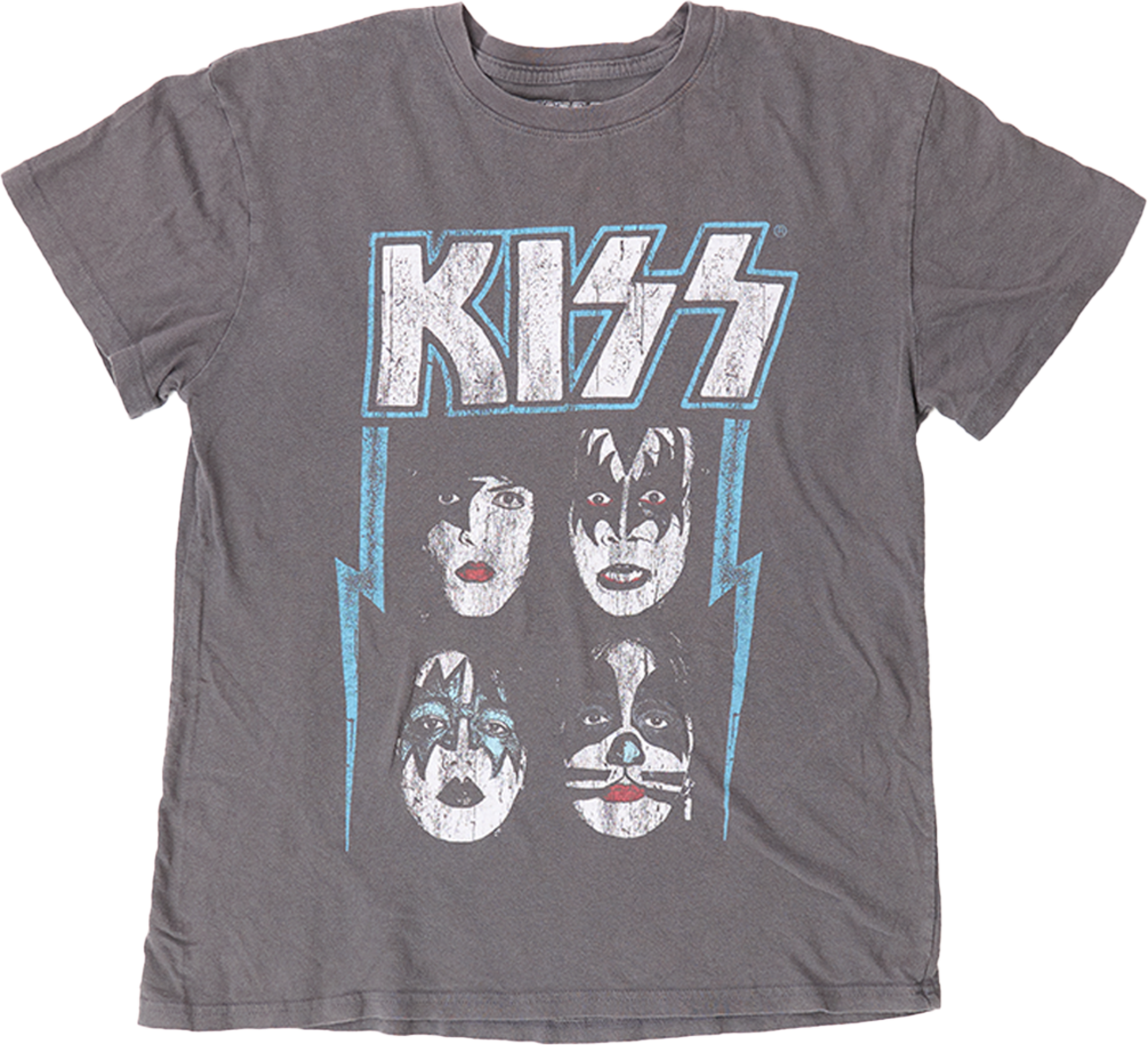 古着　KISS OFFICIAL FACE GRAPHIC M -T