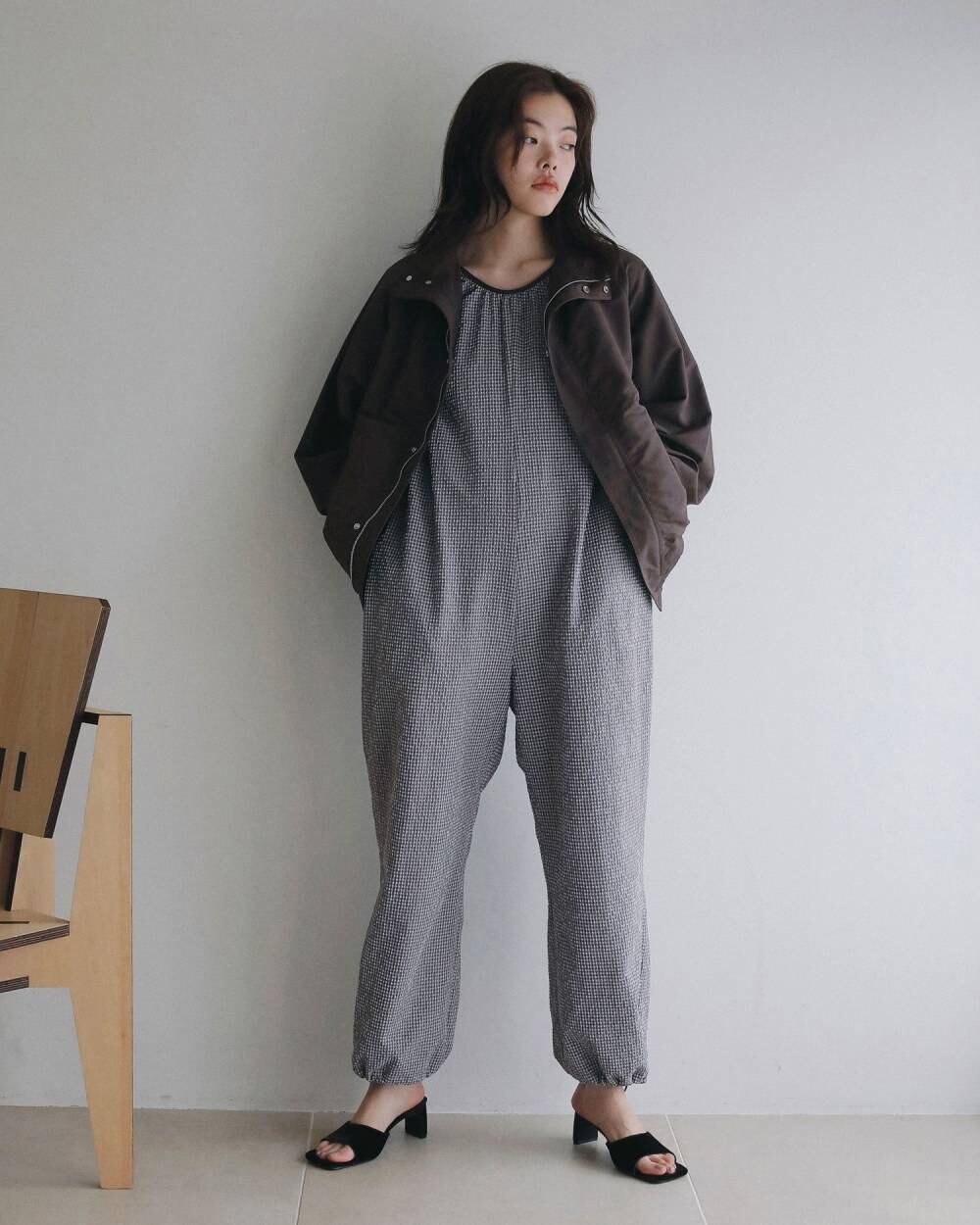 anuke 】Standcollar Zip Blouson | valance 福井｜レディース