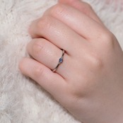 ベニトアイト リング 0.069ct pt900 D0.02ct