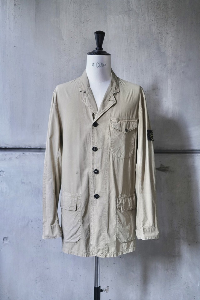 05SS "STONE ISLAND"cotton poplin tailored jacket