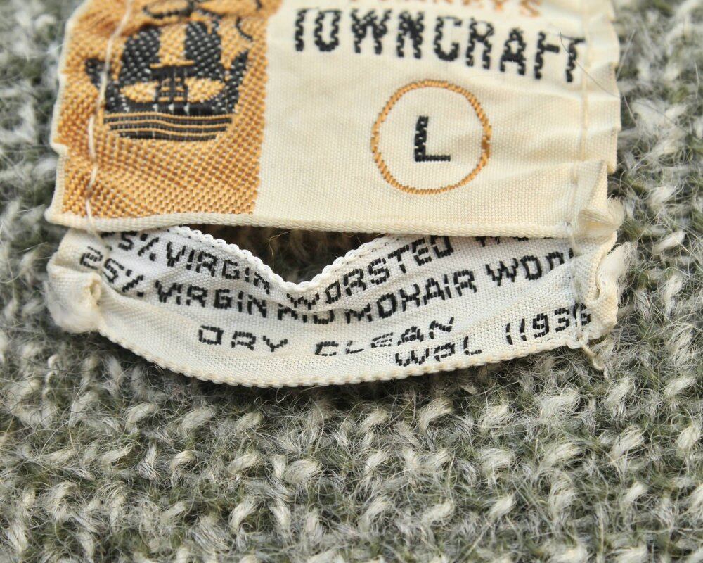 Vintage Mohair Knit Cardigan [Penneys TOWNCRAFT] [1960s-] Olive