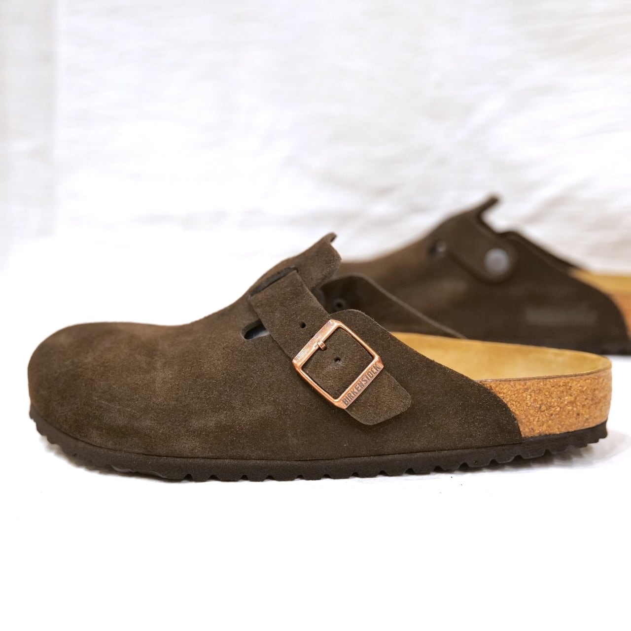 BIRKENSTOCK メンズ ボストン モカ BOSTON mocca 060901 | BEANS