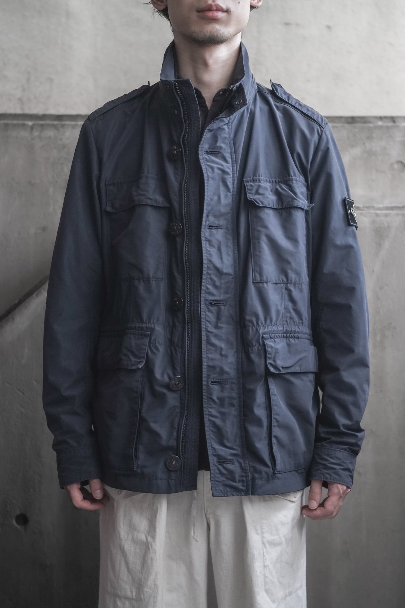 ストーンアイランド MICRO REPS ジップジャケット ライナー M相当 中古・古着通販】STONE ISLAND (ストーンアイランド) 19SS MICRO REPS