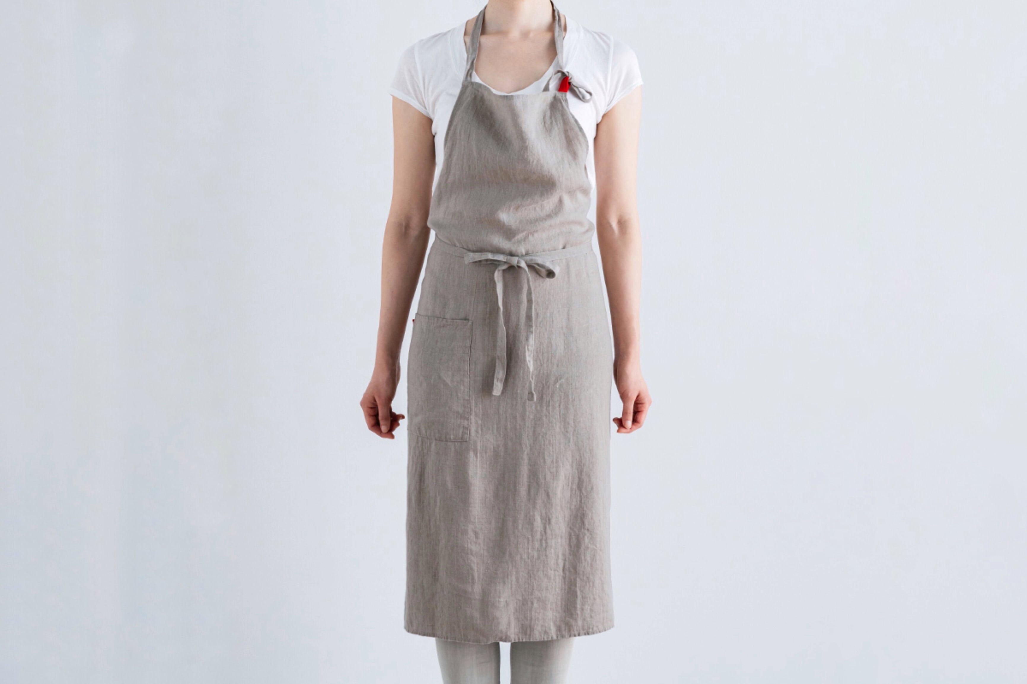 Lino e Lina リネン フルエプロン Manon（フラックス） | Zakka so-la