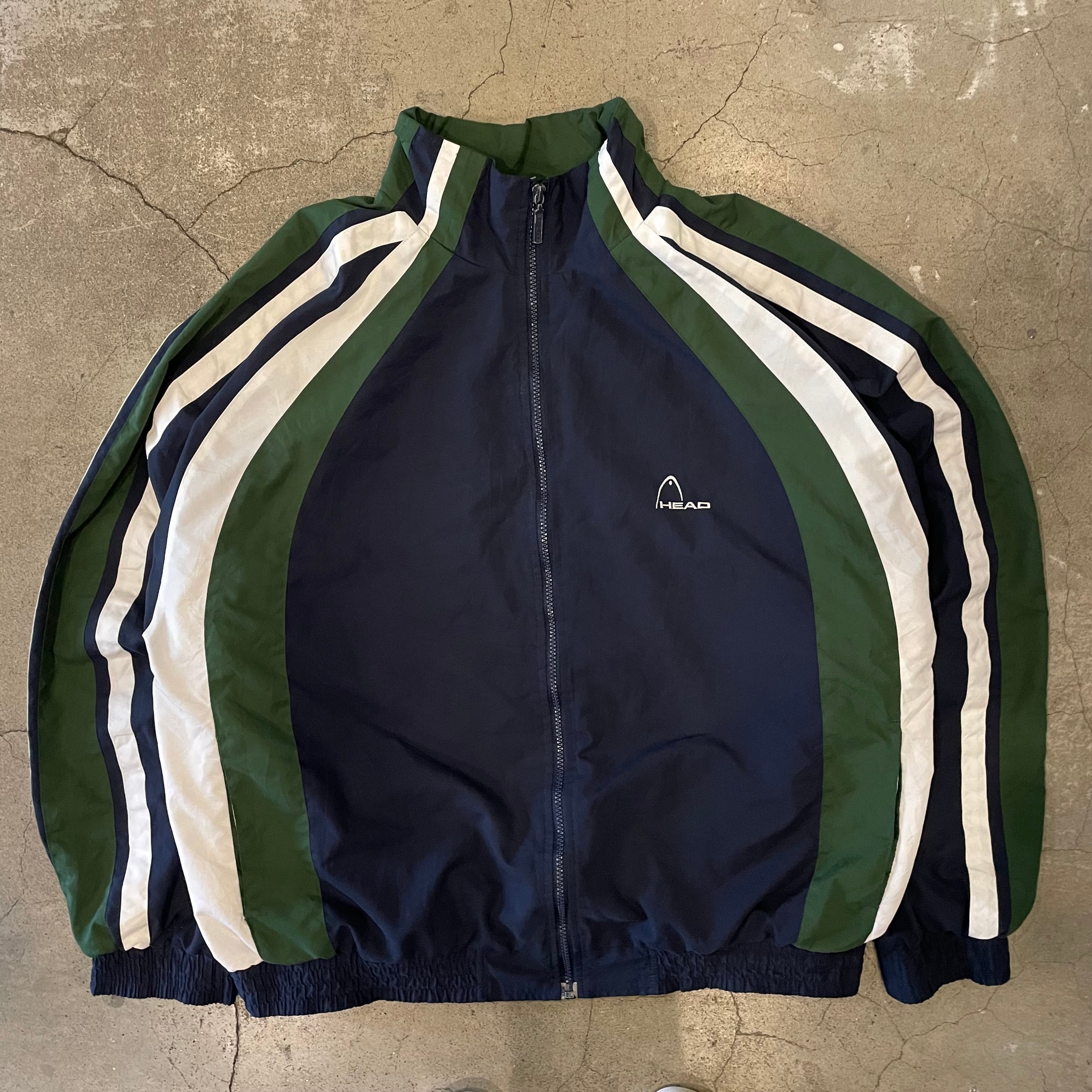 90s HEAD nylon zip up jacket | 仙台 古着屋 ShuShuBell online 90s HEAD nylon zip up jacket | 仙台 古着屋 ShuShuBell online