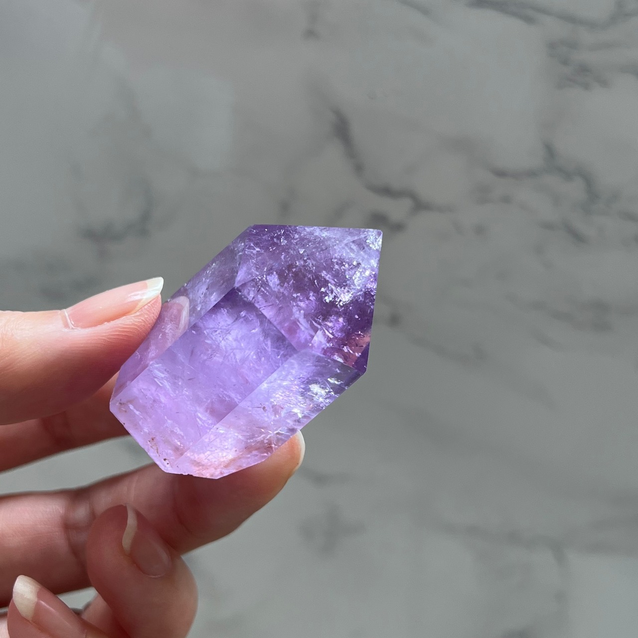 Iさま専用出品＊アメジストポイントT41＊天然石インテリア＊置き物