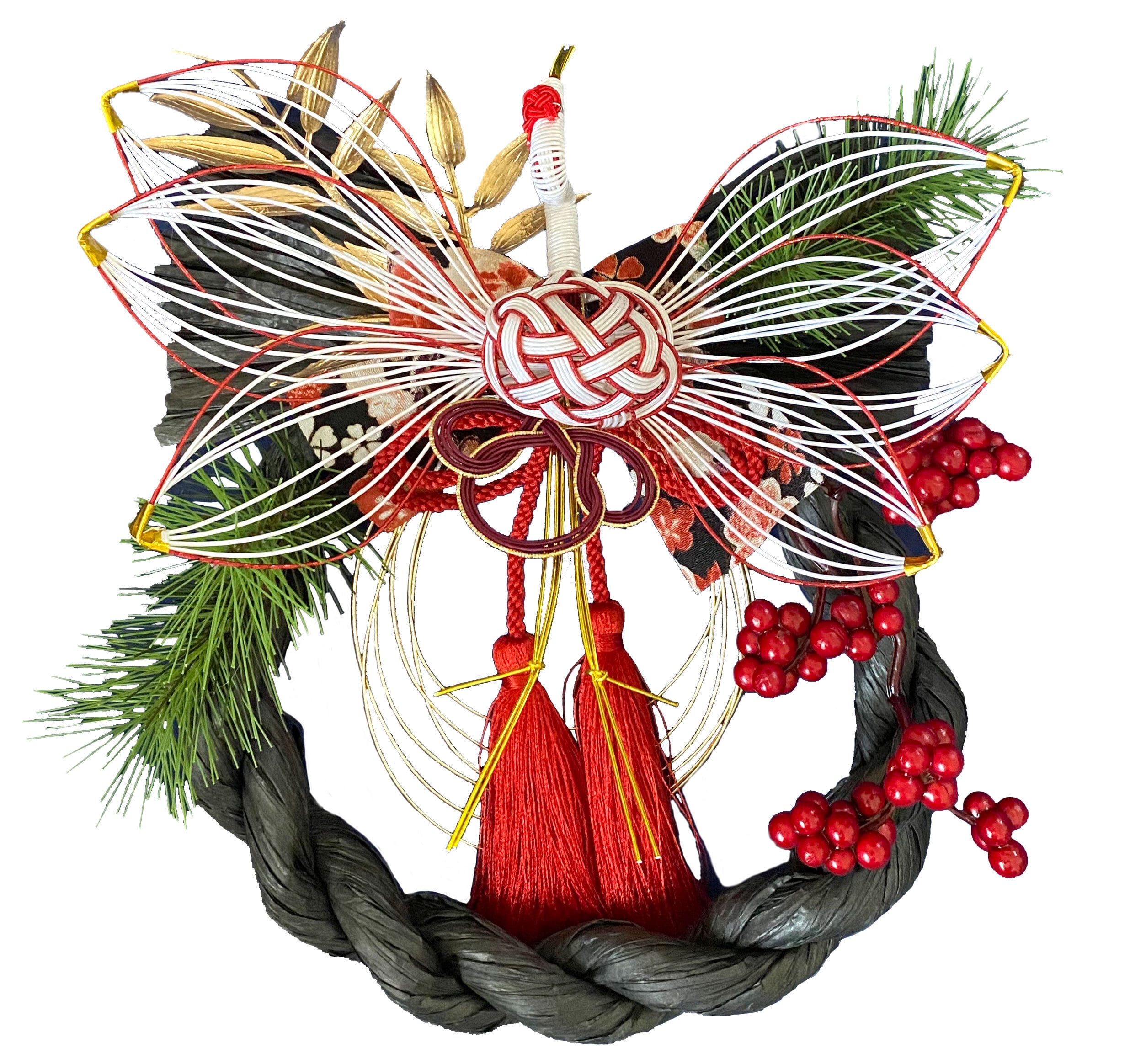 招福しめ縄飾り#お正月しめ縄飾り#和モダンしめ縄飾り 招福しめ縄飾り#お正月しめ縄飾り#和モダンしめ縄飾り 【公式通販】