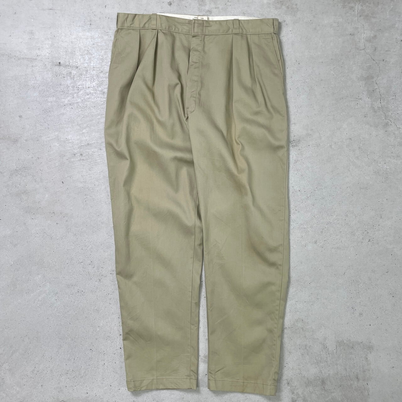 90年代 USA製 Dickies ディッキーズ ワークパンツ 2タック 拡張 