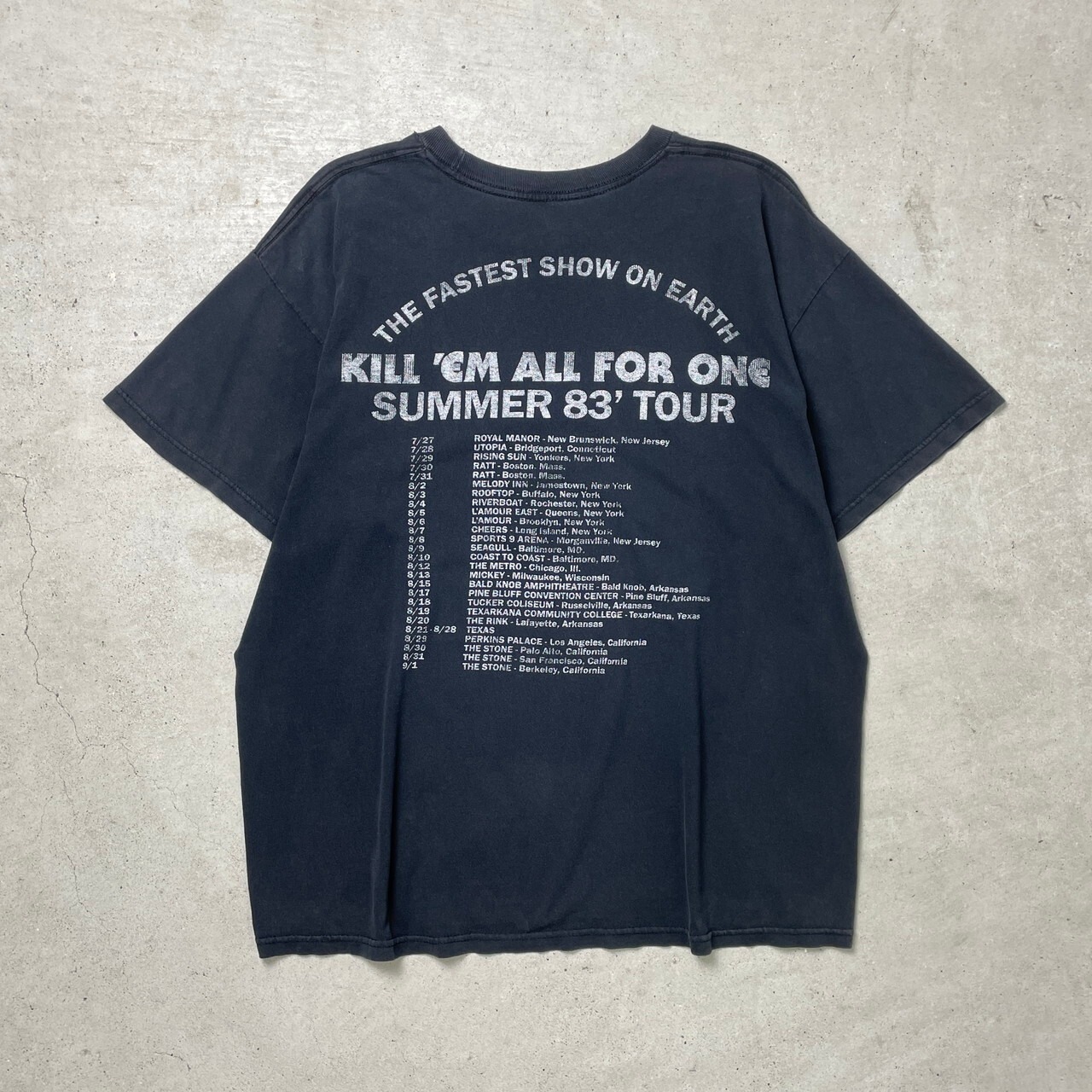 00年代 METALLICA メタリカ バンドTシャツ バンT ツアー メンズXL 古着 