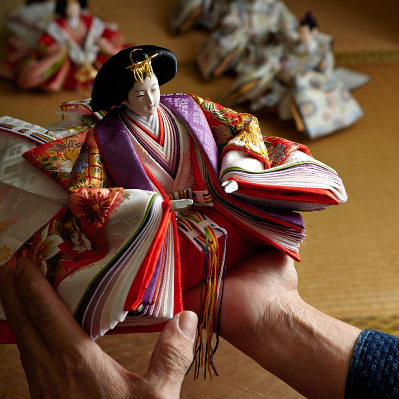 雛人形セット ストア 伝統的な和装 平安絵巻雛 雛人形セット 伝統的な