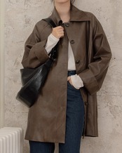 Fake leather jacket　T20169