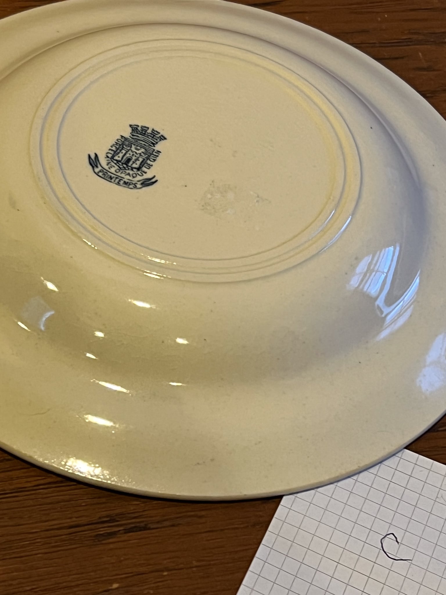 人気のジアン スープ皿 アンティークプレート フランスアンティークA〜C